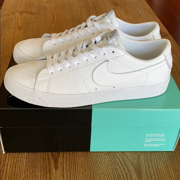 nike sb zoom blazer low nba white